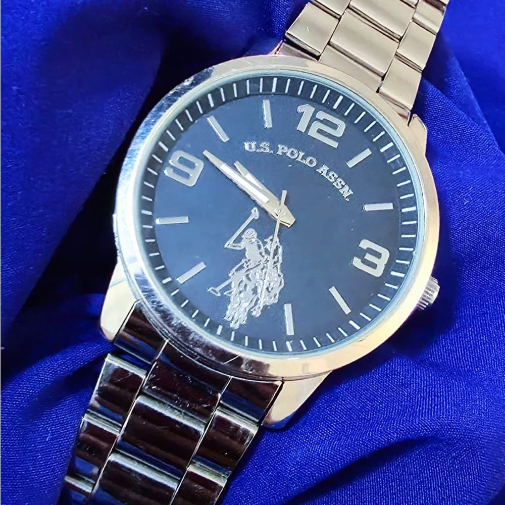 US Polo Club Navy Blue Dial 43mm Mens Watch